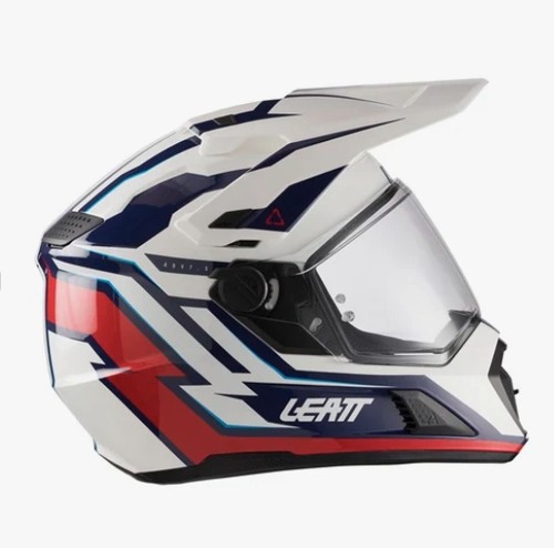 קיט קסדה ומשקף אדוונצ'ר כחול אדום ADV 7.5 LEATT