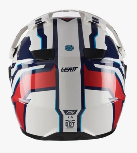קיט קסדה ומשקף אדוונצ'ר כחול אדום ADV 7.5 LEATT