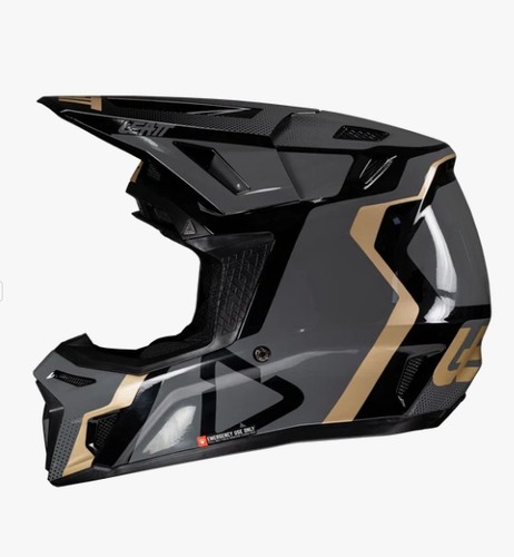 קיט קסדה ומשקף שחור  Leatt Moto 8.5 Black + Goggles 5.5 Iriz