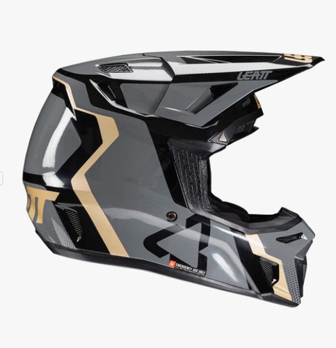 קיט קסדה ומשקף שחור  Leatt Moto 8.5 Black + Goggles 5.5 Iriz