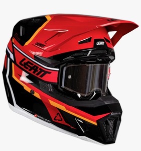 קיט קסדה ומשקף אדום Leatt Moto 7.5 Red