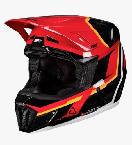 קיט קסדה ומשקף אדום Leatt Moto 7.5 Red
