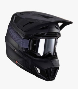 קיט קסדה ומשקף שחור Leatt Moto 7.5 Stealth