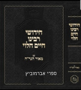 חידושי רבינו חיים הלוי