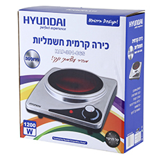 כירה חשמלית יחיד קרמי 1200