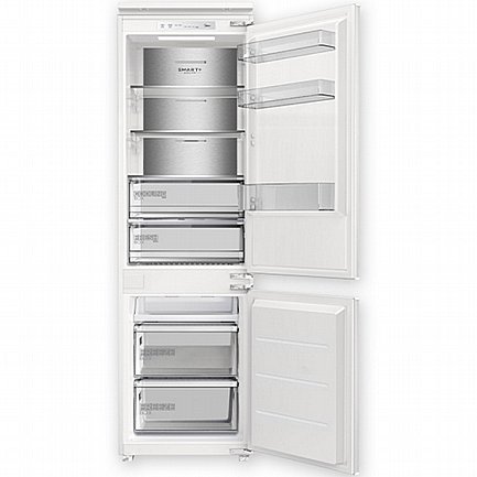 מקרר אינטגרלי מקפיא תחתון MIDEA 267L דגם HD-351RWEN