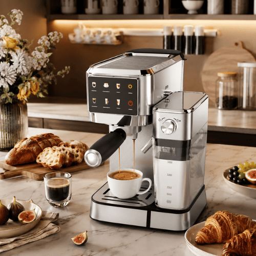 מכונת קפה תואמת קפסולות וקפה טחון Sauter Barista Pro 350