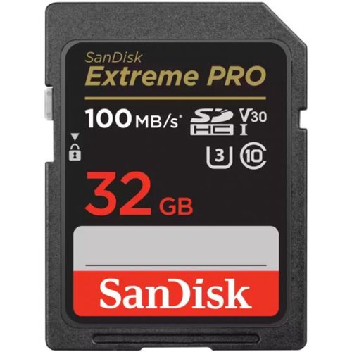 שיריון אילת SanDisk Extreme PRO SD UHS-I 32GB V30 4K כרטיס זיכרון
