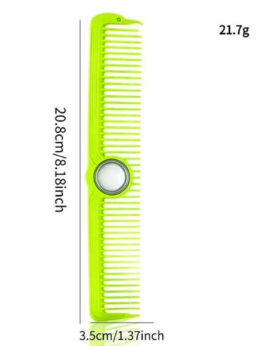 מסרק קרבון מקצועי Eagle Comb ירוק עם ספינר דגם 2503