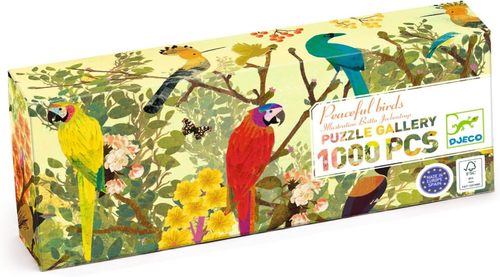 פאזל גלריה 1000 חלקים - ציפורים שלוות