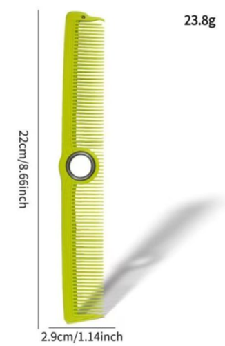 מסרק קרבון מקצועי Eagle Comb ירוק עם ספינר דגם 2504