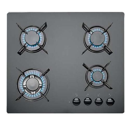 כיריים גז 4 להבות משטח זכוכית שחורה SOL FQ6XWG444 