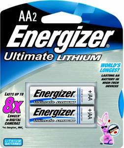 זוג סוללות ליתיום ENERGIZER AA