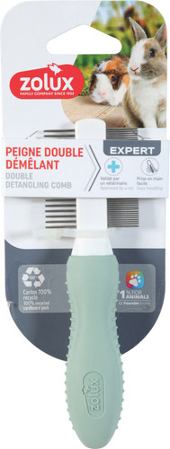 זולוקס מסרק כפול איכותי מבית זולוקס צרפת DOUBLE COMB  FOR RODENT