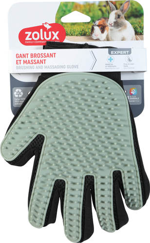 זולוקס כפפת הברשה חדשנית מבית זולוקס צרפת  BRUSHING GLOVE FOR RODENT