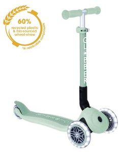 קורקינט מתקפל לפעוטות וילדים JUNIOR LIGHTS ECOLOGIC עם אורות בגלגלים - פיסטוק