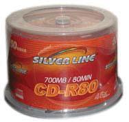 דיסק לצריבה SILVER LINE CD-R 1/50