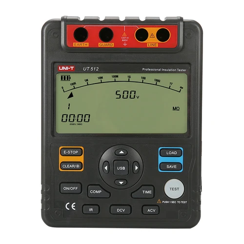 מד התנגדות בידוד דיגטלי 2500V UT512