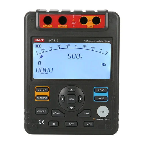 מד התנגדות בידוד דיגטלי 2500V UT512