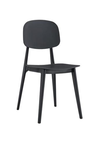 סט 4 כיסאות לפינת אוכל דגם הונג קונג - צבע שחור
