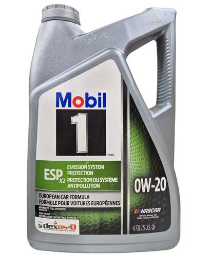 שמן מנוע 0W20 סינטטי מלא 5L ESP X2