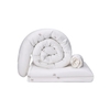 סט מצעים לעריסה Cotton cloud בצבע שמנת 