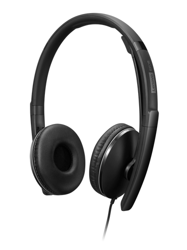 אוזניות LENOVO Wired ANC Headset Gen 2 4XD1M45627
