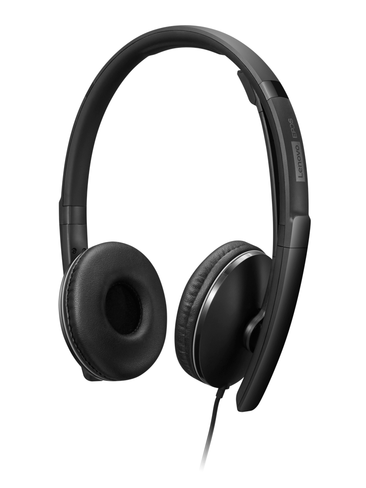 אוזניות LENOVO Wired ANC Headset Gen 2 4XD1M45627