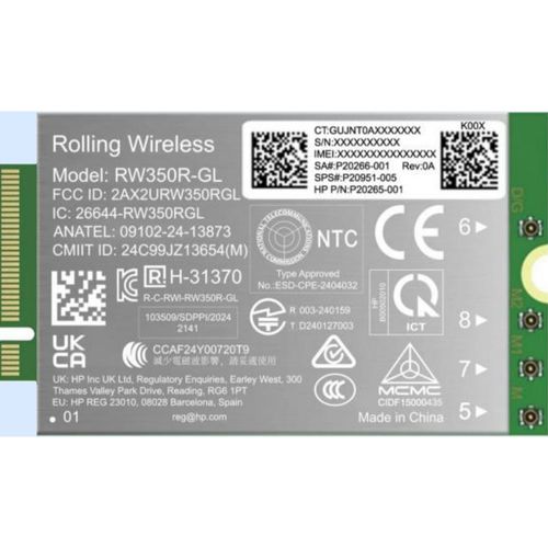נתב מודם WWAN HP 4G LTE-AP (Cat 19) B8BD3AA