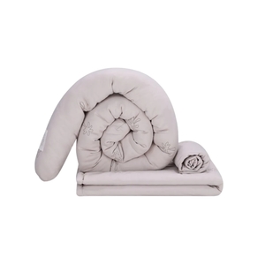 סט מצעים לעריסה Cotton cloud בצבע אבן