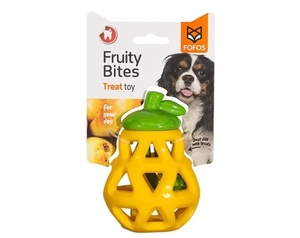 FOFOS צעצוע נשיכה חזק + דיספנסר לחטיפים בצורת אגס
