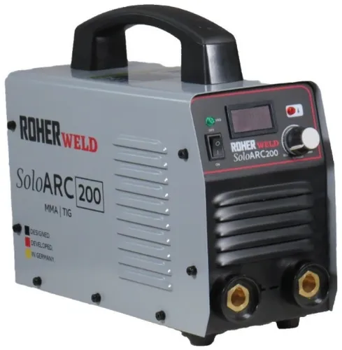 רתכת MMA אינוורטר 200A דיגיטלית ROHER SOLOARC 200
