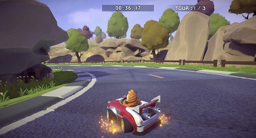 Garfield Kart: Furious Racing Digital Nintendo Switch דיגיטלי לנינטנדו סוויץ’