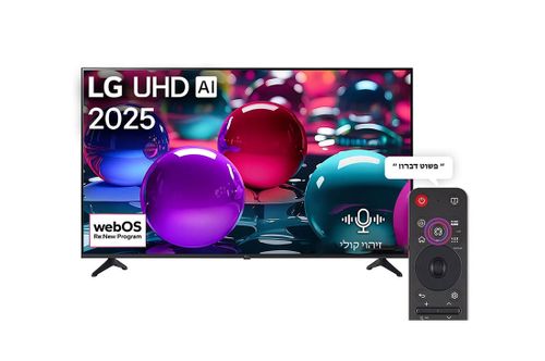 טלוויזיה חכמה 55 אינץ' LG UA73 4K UHD דגם 55UA73006LA