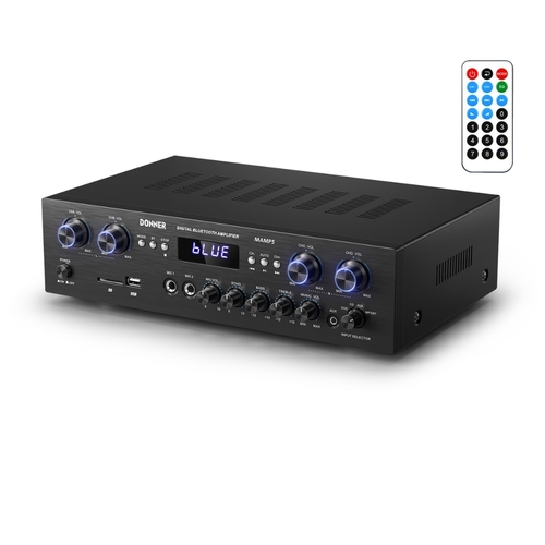 מגבר DONNER MAMP5 עם Bluetooth 5.0 להזרמת מוזיקה אלחוטית