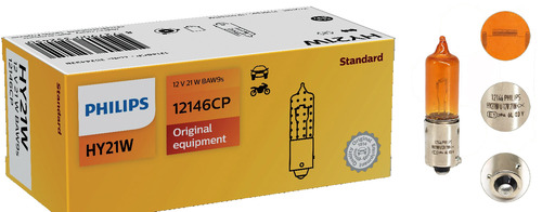 נורה 12V 21W כתום אסימט' HY21W