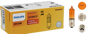 נורה 12V 21W כתום אסימט