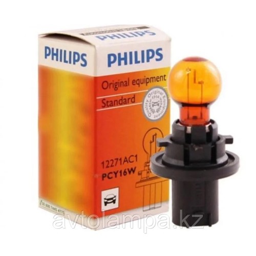 נורה 16W 12V PCY16W כתום PHILIPS HIPERVISION