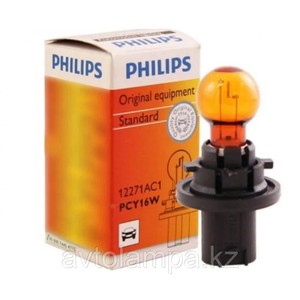 נורה 16W 12V PCY16W כתום PHILIPS HIPERVISION