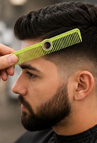 מסרק קרבון מקצועי Eagle Comb ירוק עם ספינר דגם 2503