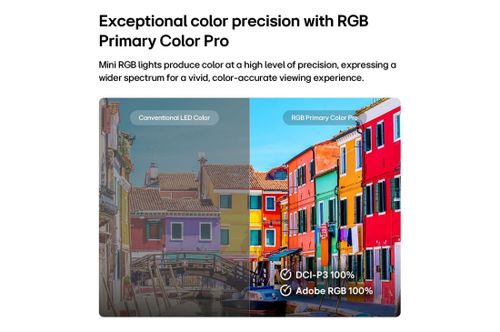 טלוויזיה חכמה 55 אינץ' LG Mini RGB evo AI 4K דגם 55MRGB85B6C