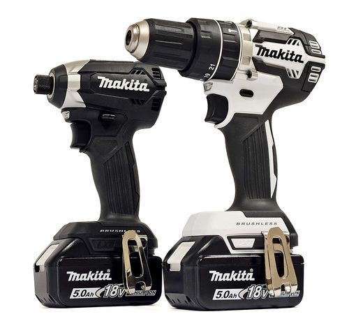 סט 2 כלים 18V נטען עם 2 סוללות 5A ומטען MAKITA DLX2180TX1