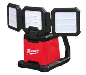 פנס 3 ראשים היקפי מתכוונן 18V עם 3 מצבי תאורה MILWAUKEE