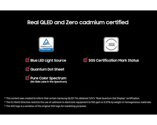 טלוויזיה חכמה 75 אינץ' Samsung QLED 4K Q7F דגם QE75Q7FAAUXSQ