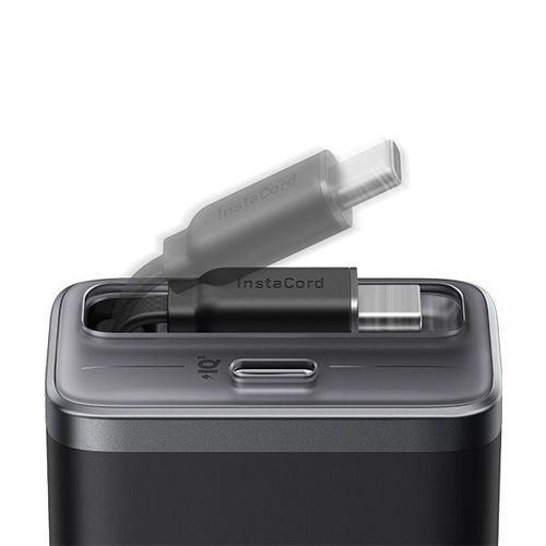 מטען קיר משולב כבל Anker Nano Charger 35W with USB-C cable בצבע שחור