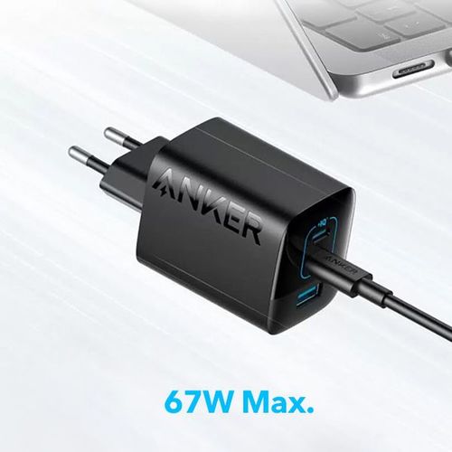 מטען קיר 3 יציאות Anker 336 Charger 67W