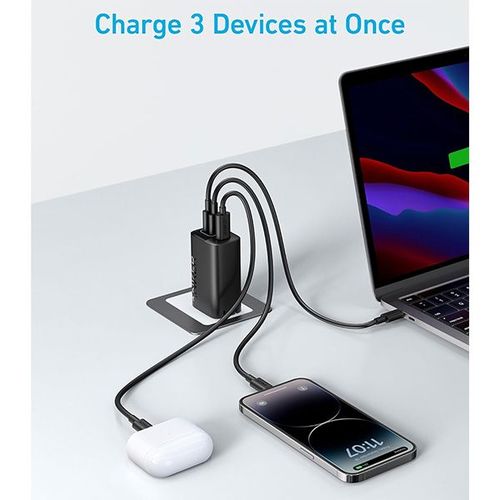 מטען קיר 3 יציאות Anker 336 Charger 67W