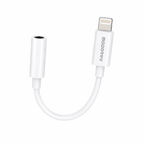 כבל מתאם Modorwy Lightning to AUX audio mc5111