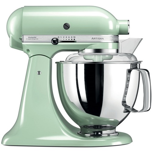 מיקסר מקצועי 2 קערות KitchenAid קיטשן אייד Artisan 5KSM175-IPT פיסטוק | יבואן רשמי 5 שנים אחריות Kitchen Aid