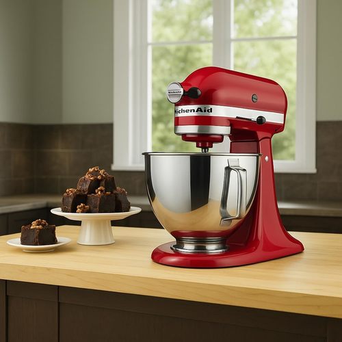 מיקסר מקצועי 2 קערות KitchenAid קיטשן אייד Artisan 5KSM175-ICA אדום תפוח | יבואן רשמי 5 שנים אחריות